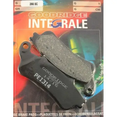 Usine Directe Plaquettes de frein moto organique GOODRIDGE G266SC