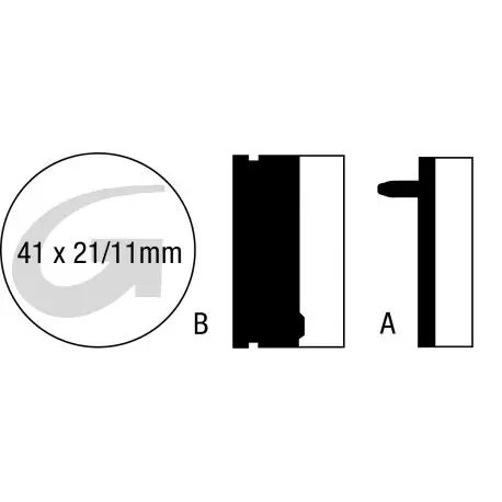 Plaquettes de frein moto organique GOODRIDGE G184ST Quantité Limitée