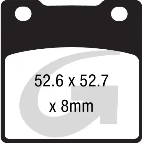 Plaquettes de frein moto organique GOODRIDGE G054ST Meilleur Prix