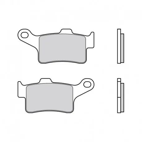 Plaquettes de frein BREMBO route métal fritté - 07GR88SA Nouveauté