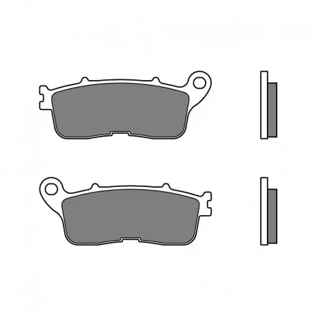 Plaquettes de frein BREMBO route métal fritté - 07HO60SP Livraison Gratuite