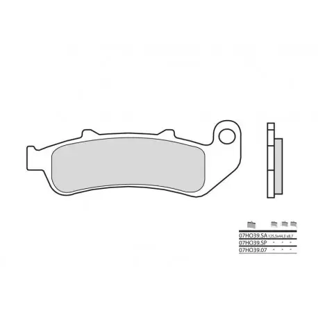 Commander Maintenant Plaquettes de frein BREMBO route carbone céramique - 07HO3907