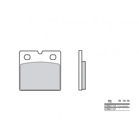 Vente Directe Plaquettes de frein BREMBO route carbone céramique – 07BB2107