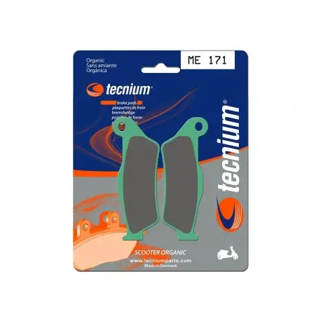 Plaquettes de frein TECNIUM Scooter organique - ME171 Certifié