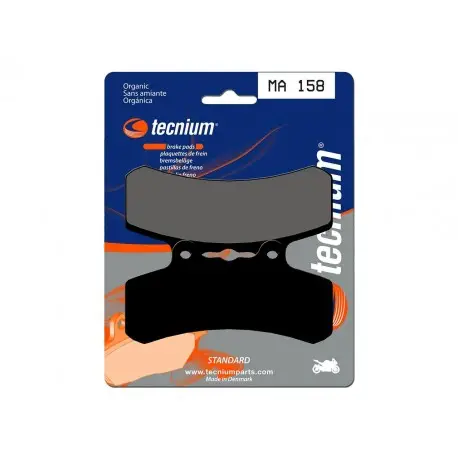Achat Immédiat Plaquettes de frein TECNIUM route organique – MA158