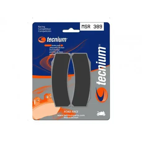 Plaquettes de frein TECNIUM Racing métal fritté - MSR389 Dernier Modèle