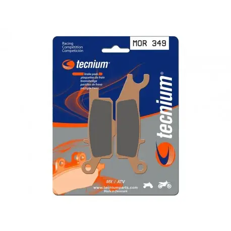 Réduction Plaquettes de frein TECNIUM Racing MX/Quad métal fritté - MOR349