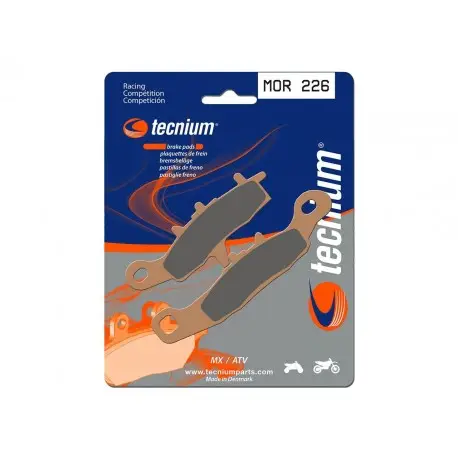 Offre Exclusive Plaquettes de frein TECNIUM Racing MX/Quad métal fritté - MOR226
