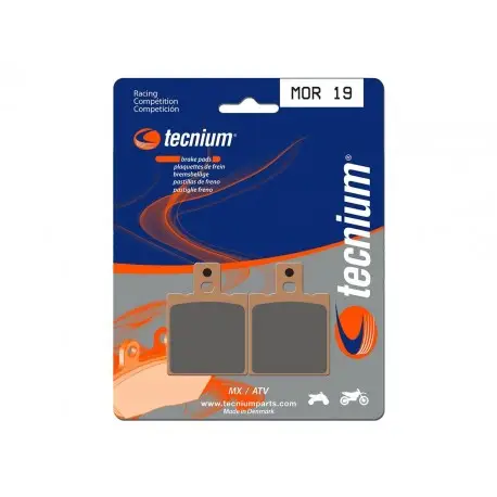 Plaquettes de frein TECNIUM Racing MX/Quad métal fritté - MOR19 Marque