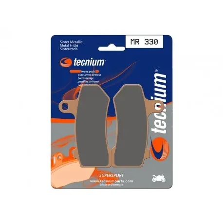 Populaire Plaquettes de frein moto TECNIUM Performance métal frittéMR330