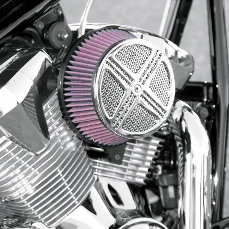 Bon Marché Kit filtre à air BARON BAK XXX haute performance YAMAHA XV 950 BOLT XVS 950 XVS 1300 MIDNIGHT STAR / TOURER