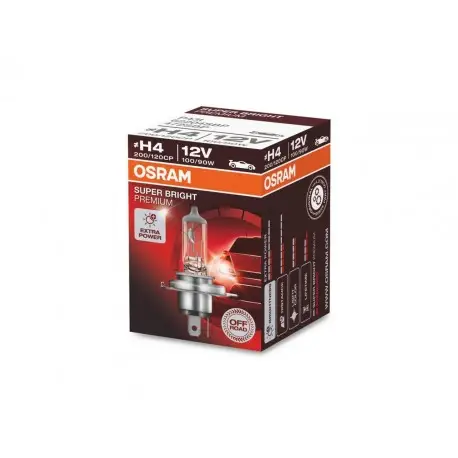 Ampoule OSRAM Super Bright Premium H4 12V/100/80W - x1 Seulement Aujourd’hui