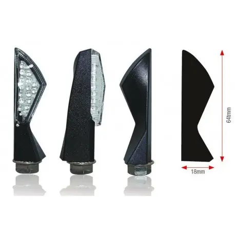Produit De Marque Clignotants moto universel à leds Asym