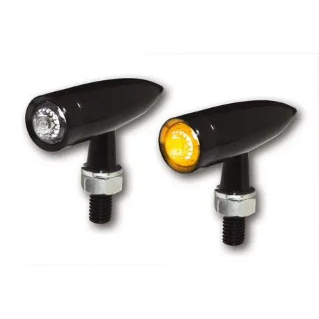 Commander Vite Clignotants LED HIGHSIDER Mono Bullet long