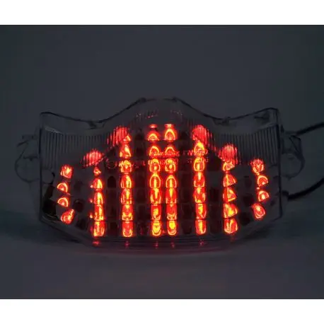 Feu arrière à leds avec clignotants intégré YAMAHA FZ6 2004-2009 Commande En Gros