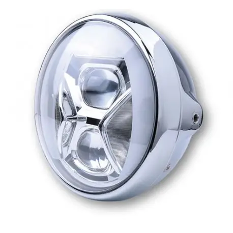 Phare LED HIGHSIDER British Style Type 8 - 7" Marque