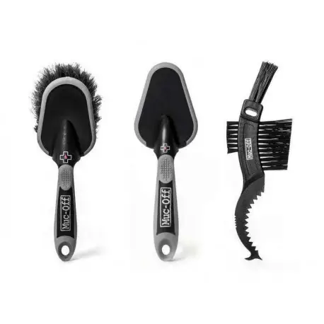 Livraison Gratuite Kit 3 brosses de nettoyage moto MUC OFF