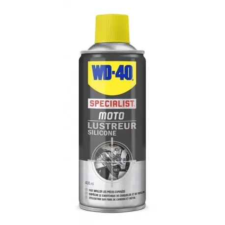 Lustreur silicone WD-40 Specialist Moto 400ml Top Vente