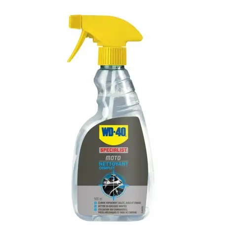 Retour Gratuit Nettoyant complet WD 40 Specialist Moto spray 500ml