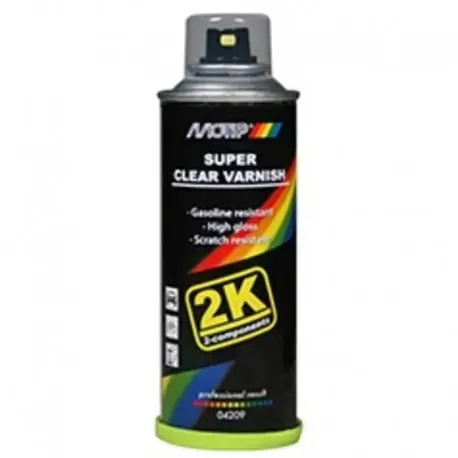 Quantité Limitée Vernis moto 2k MOTIP super transparent spray 160ml