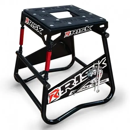 Lève moto RISK RACING A.T.S. inclinaison réglable avec plaque aimantée Marque