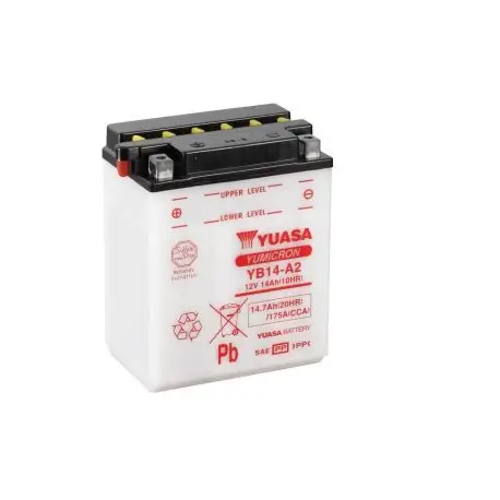 Batterie moto YUASA YB14-A2 BB14-A2 Achat Immédiat
