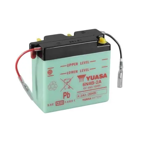 Batterie moto YUASA 6N4B-2A Nouvelle Collection