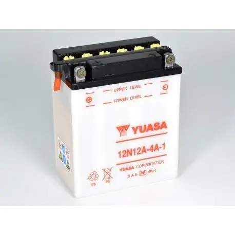 Batterie moto YUASA 12N12A-4A-1 Top Vente
