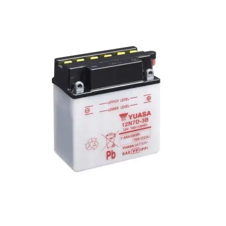 Paiement Sécurisé Batterie moto YUASA 12N7D-3B
