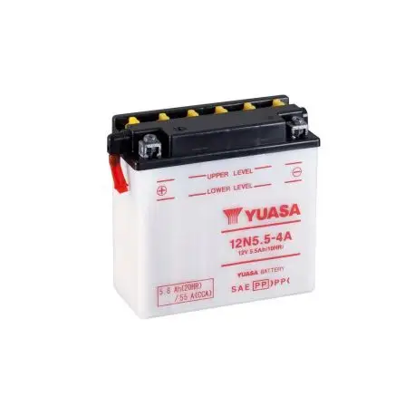 Batterie moto YUASA 12N5.5-4A Achetez Aujourd’hui