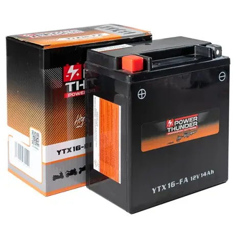 Acheter Direct Batterie moto Power Thunder activé d&rsquo;usine FA YTX16-BS