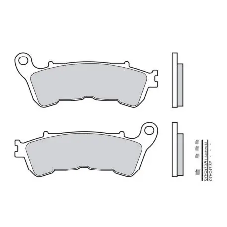 Plaquettes de frein route métal fritté BREMBO 07HO57SA Affaire À Saisir