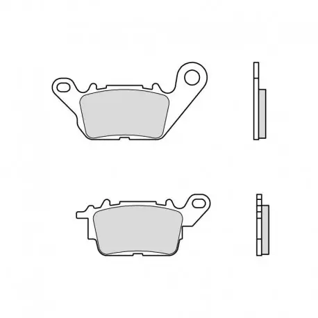 Plaquettes de frein BREMBO Scooter carbone céramique 07113CC Populaire