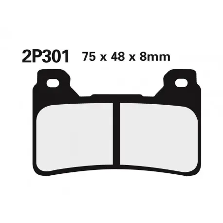 Plaquettes de frein route /Off-Road métal fritté NISSIN 2P-301ST Achat Immédiat