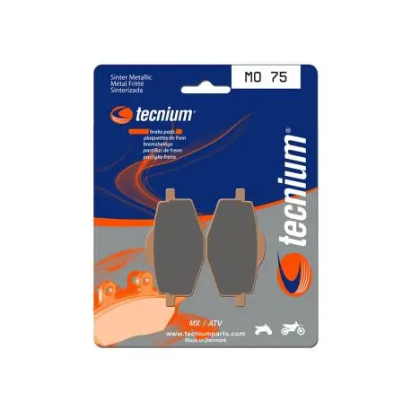 Plaquettes de frein MX / Quad métal fritté TECNIUM MO75 Bon Marché