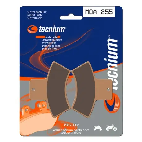 Prix Bas Plaquettes de frein TECNIUM MX / Quad métal fritté MOA255