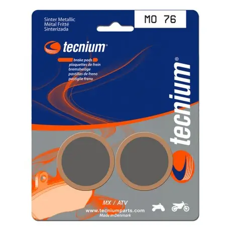 Certifié Plaquettes de frein TECNIUM MX / Quad métal fritté MO76