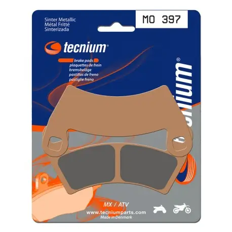 Nouveauté Plaquettes de frein TECNIUM MX / Quad métal fritté MO397