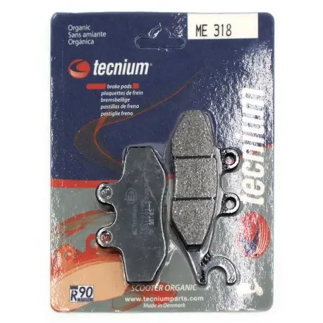 Plaquettes de frein TECNIUM Scooter organique ME318 Vente Flash