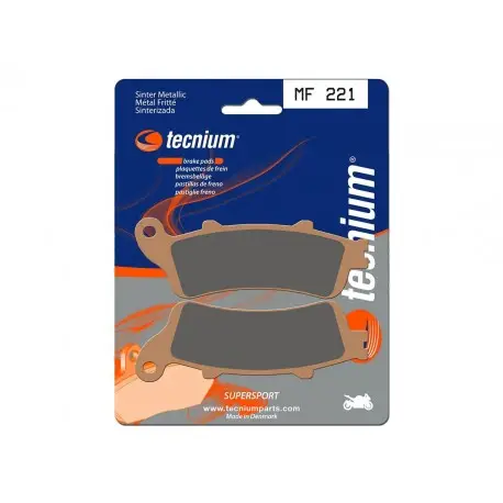 Plaquettes de frein Performance métal fritté TECNIUM MF221 Expédié Aujourd’hui