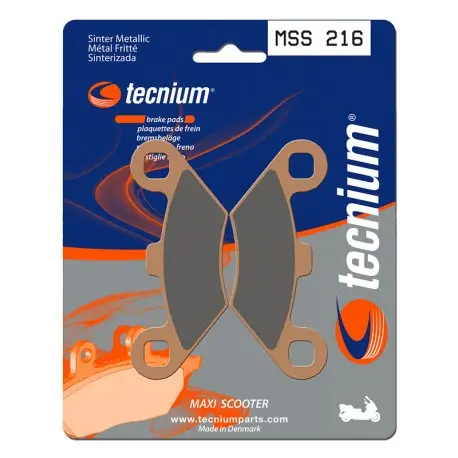 Plaquettes de frein Metal Fritte TECNIUM MSS216 Livraison Gratuite
