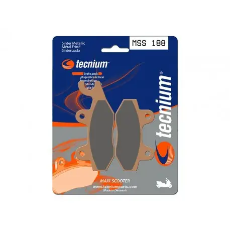 Remise Plaquettes de frein métal fritté Maxi Scooter TECNIUM MSS188