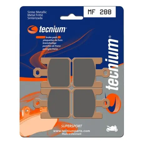 Plaquettes de frein Performance métal fritté TECNIUM MF288 Pas Cher