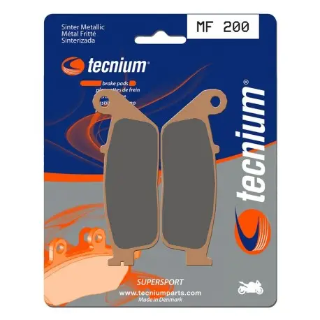 Plaquettes de frein Performance métal fritté TECNIUM MF200 Dernier Modèle