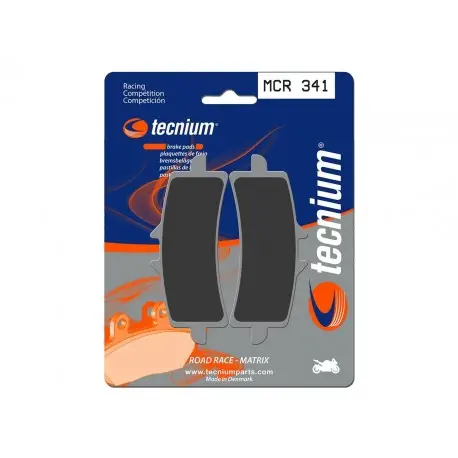 Plaquettes de frein Racing métal fritté carbone TECNIUM MCR341 Retour Gratuit