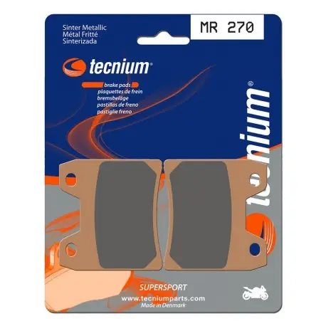 Prix Choc Plaquettes de frein TECNIUM Performance métal fritté MR270