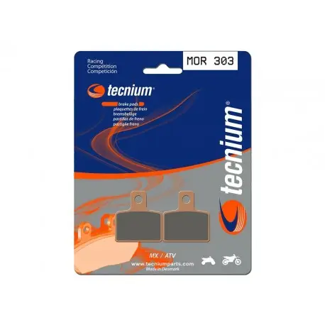 Plaquettes de frein Racing MX / Quad métal fritté TECNIUM MOR303 Produit De Marque