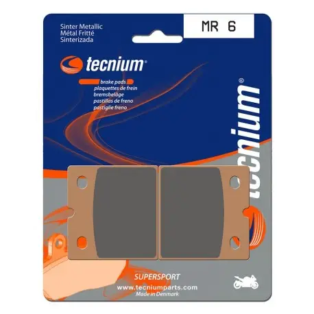 Plaquettes de frein Performance métal fritté TECNIUM MR6 Seulement Aujourd’hui