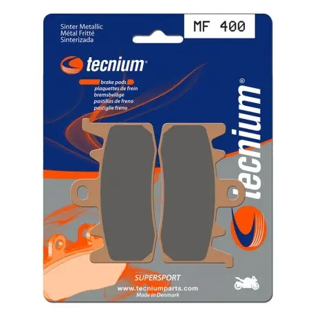 Plaquettes de frein métal fritté Performance TECNIUM MF400 Super Prix