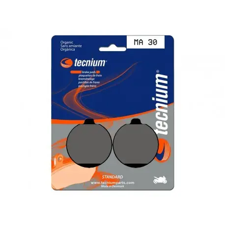 Plaquettes de frein route organique TECNIUM MA30 Top Vente